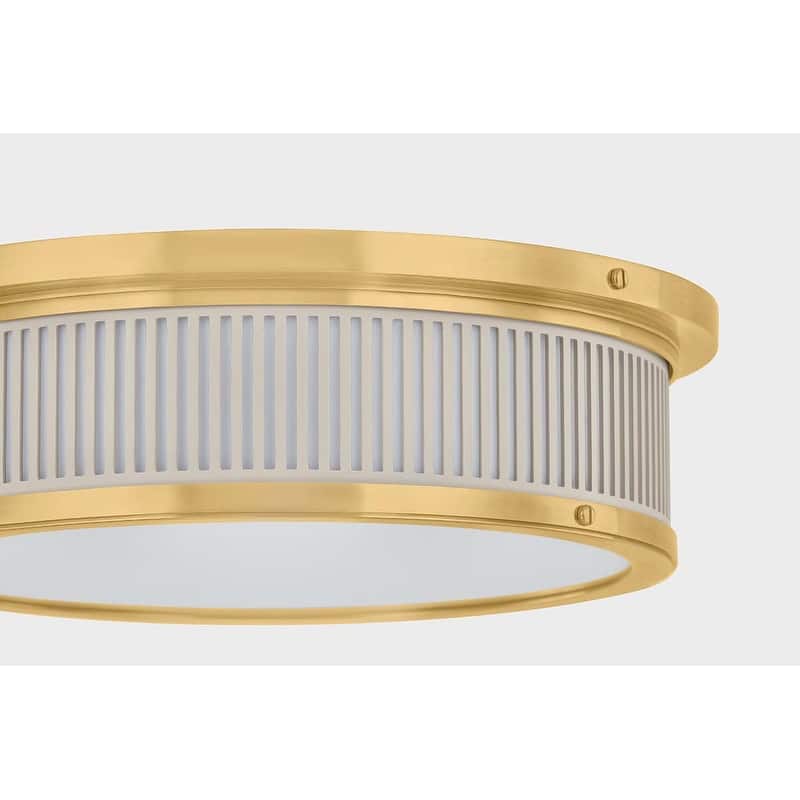 Hudson Valley Lighting MDS1901 Ashdown 14" Wide LED Flush Mount Drum