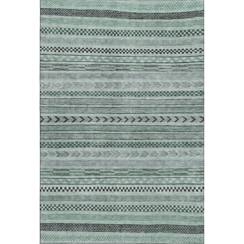 Premium Washable Super Soft Boho Stripes Mayfield Rug