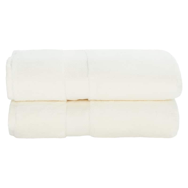 SAFAVIEH Super Plush Bath Towel (Set of 2) - 27" W x 54" H