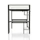 preview thumbnail 16 of 31, Furniture of America Jackson Modern Black Metal Loft Bed with Dual Desks and Closet Rod