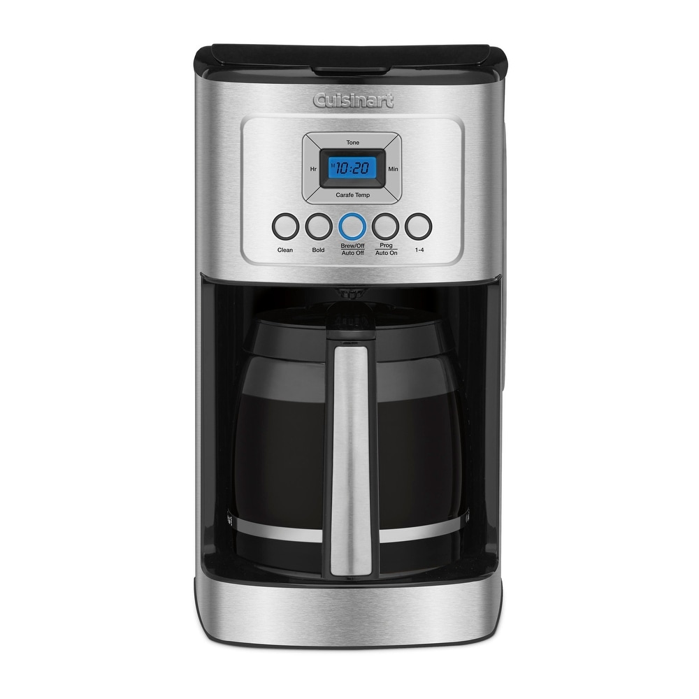  Cuisinart DGB-850W Burr Grind & Brew 10-Cup Coffeemaker with  Thermal Carafe, White/Stainless Steel, Silver: Home & Kitchen
