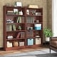 preview thumbnail 34 of 41, 6-Tier Open Bookcase, 72 inches Large Tall Bookshelf