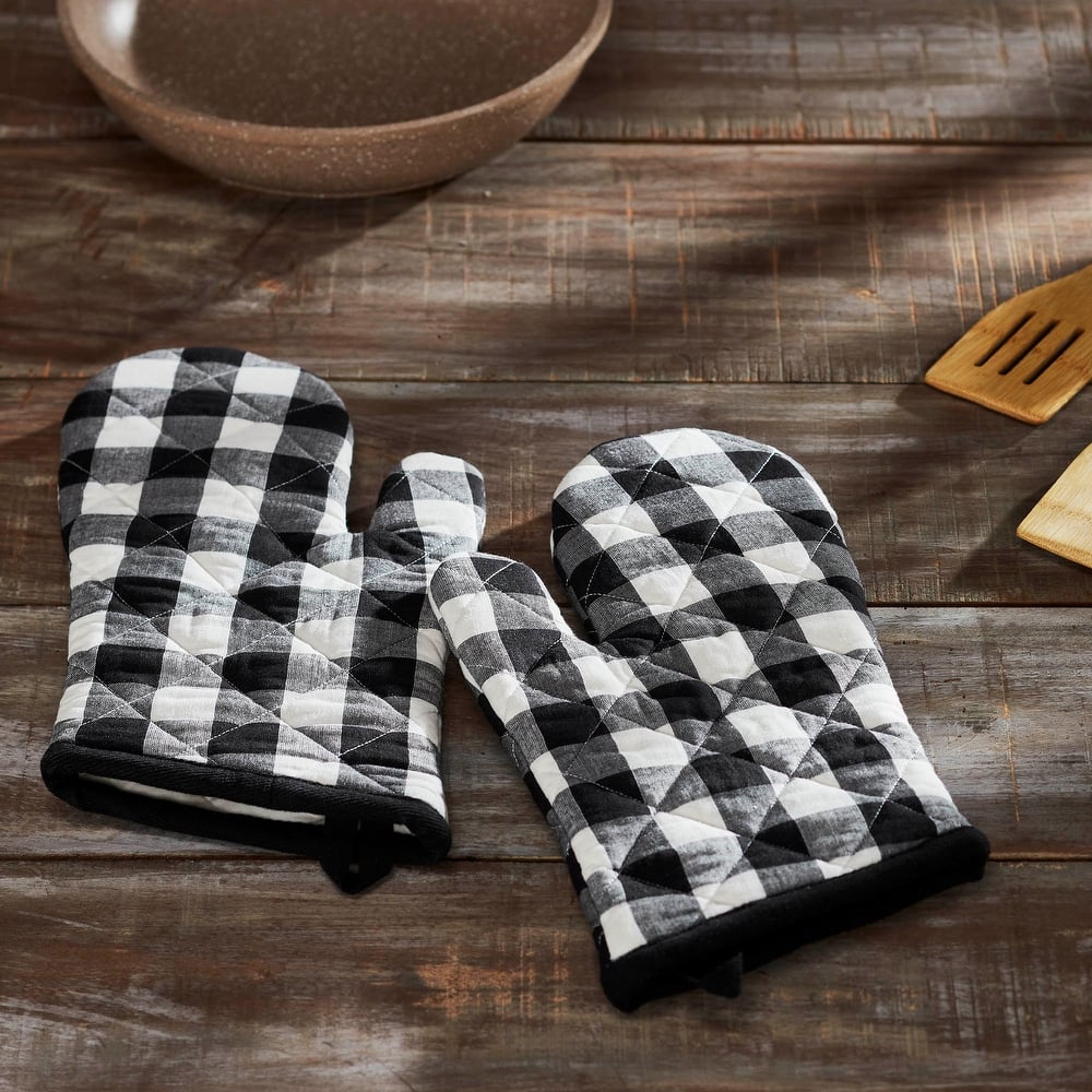 Annie Buffalo Check Oven Mitt Set of 2