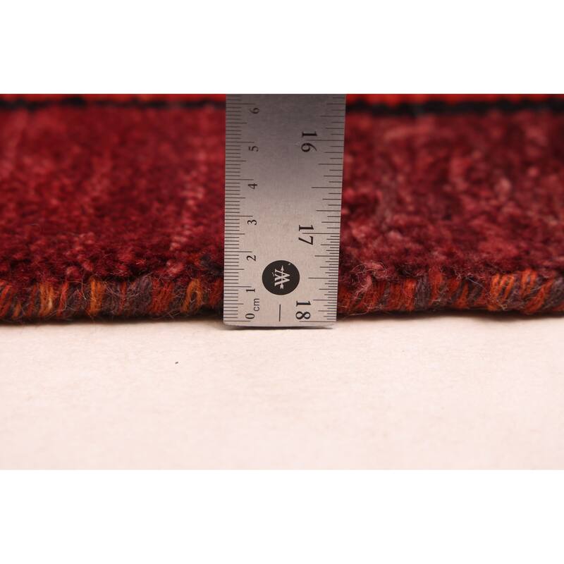 ECARPETGALLERY Hand-knotted Peshawar Ziegler Red Wool Rug - 4'11 x 6'11