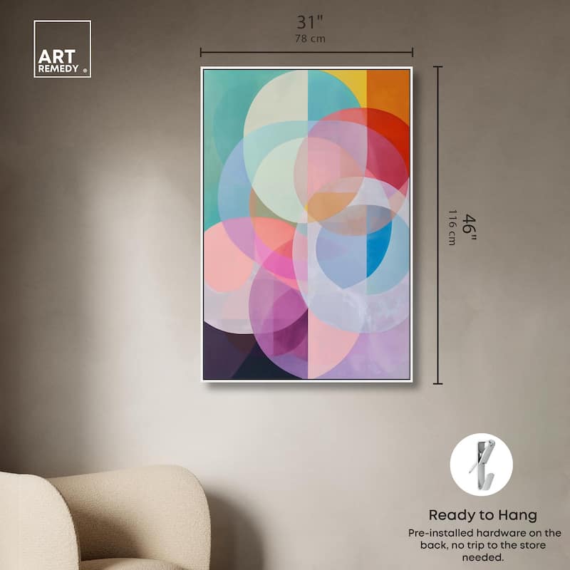 Oneiric Circles II Canvas by Art Remedy