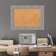 preview thumbnail 33 of 48, Bark Rustic Framed Cork Bulletin Memo Board