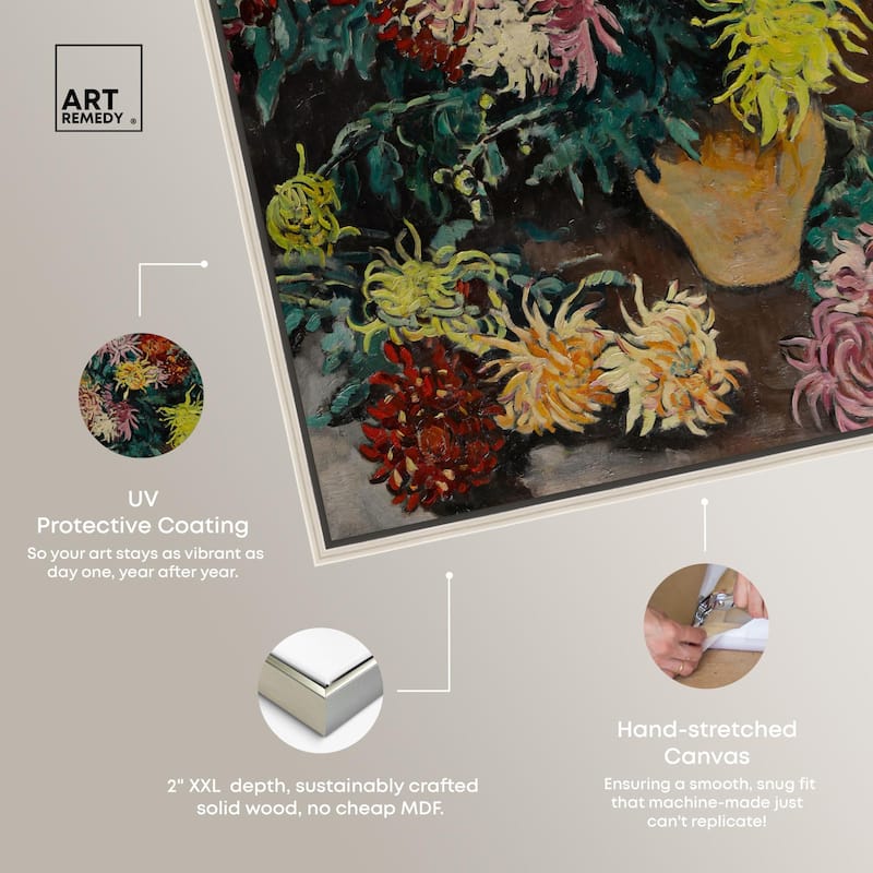 Louis Valtat Dahlias Canvas by Art Remedy