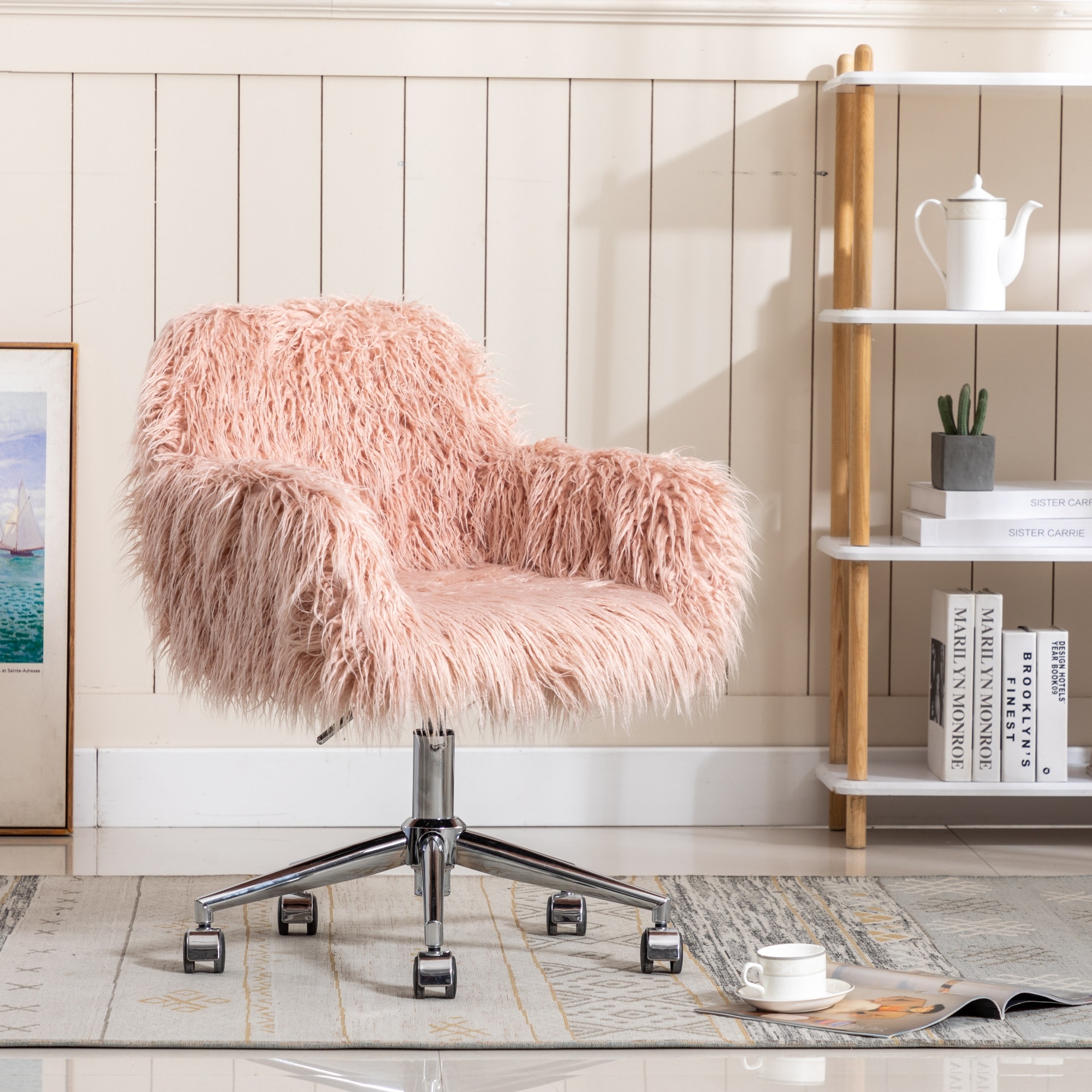 Home office desk online chair upholstered