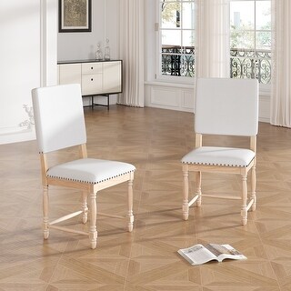 Roomfitters Vintage 2-Piece Upholstered Dining Chairs with Padded Backs
