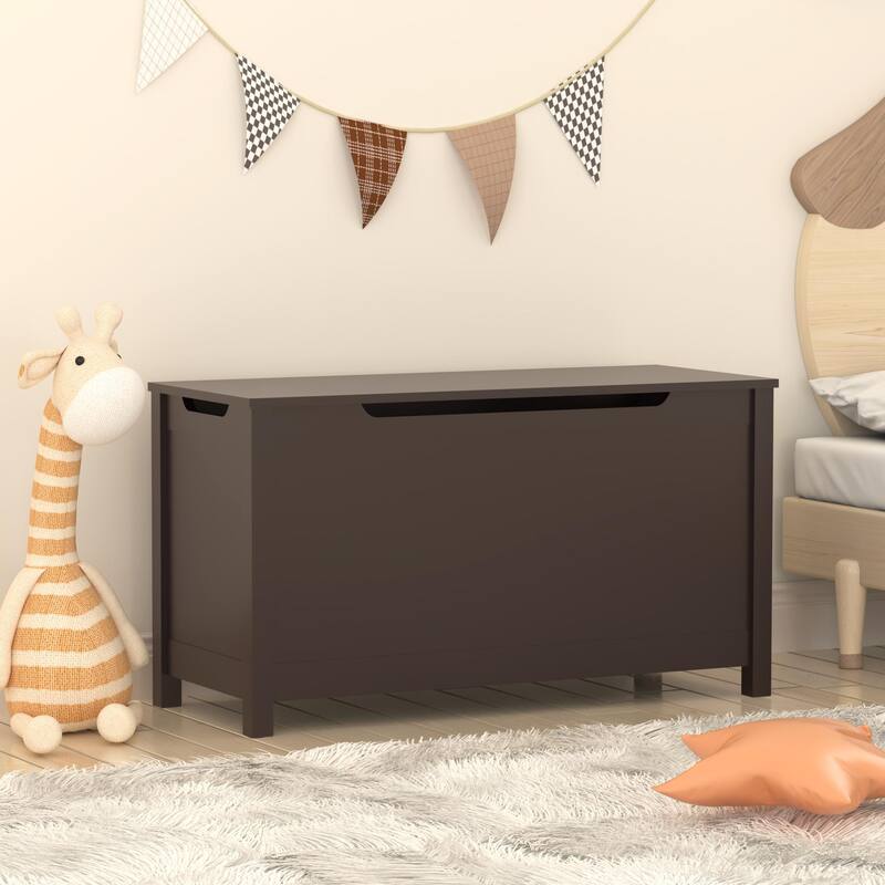 Anmytek Kids Storage Bench with Toy Organizer for Playroom and Bedroom Multifunctional Storage Ottoman