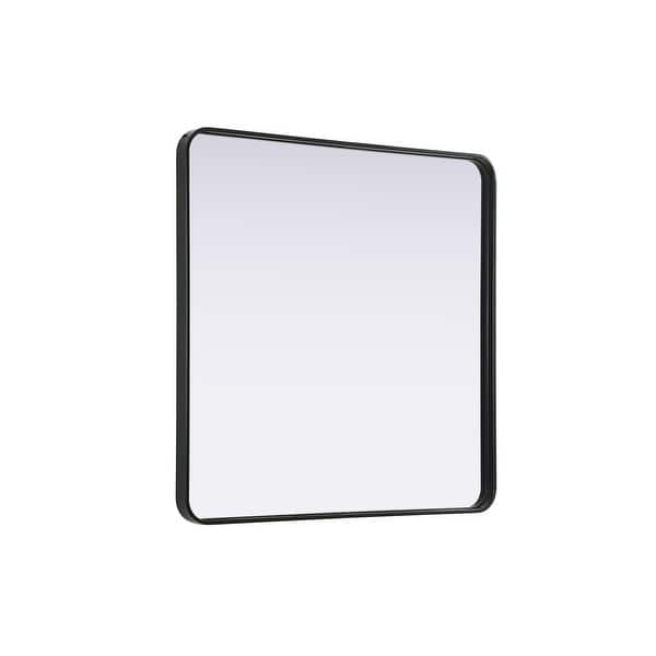 slide 2 of 11, Elegant Lighting MR8A3636 Remy 36" Rectangular Flat Medium Density Black