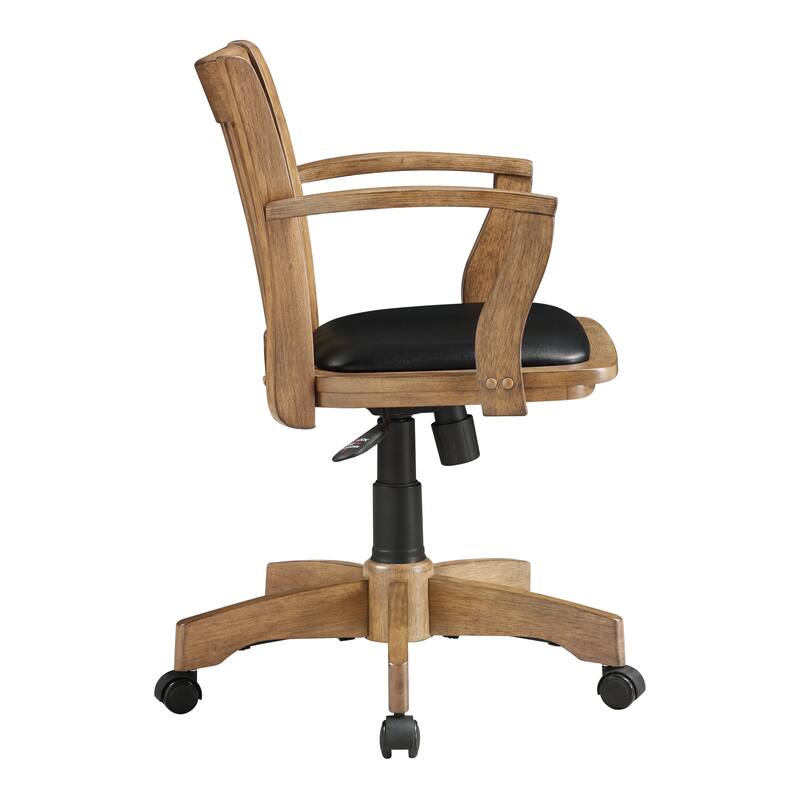 Copper Grove Wilbur Vintage Padded Wood Banker's Chair