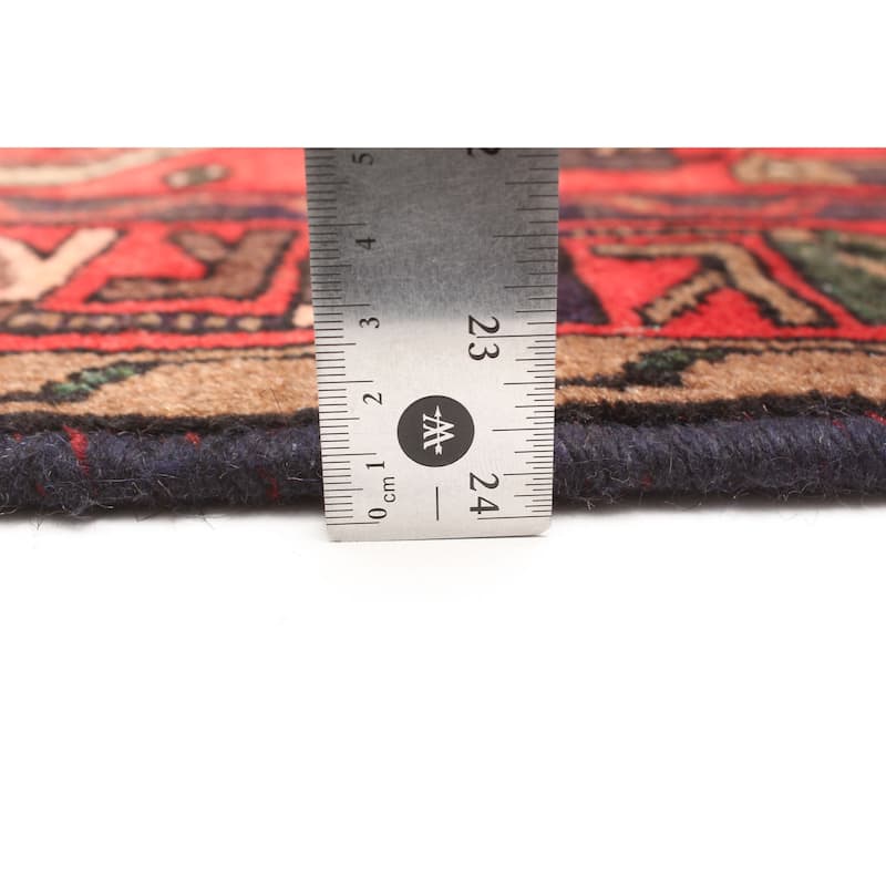 ECARPETGALLERY Hand-knotted Andelz Red Wool Rug - 4'5 x 6'11