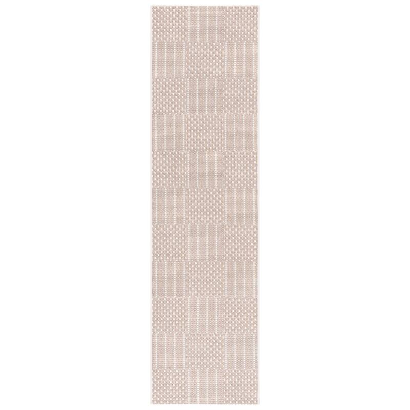 SAFAVIEH Sisal Thera All-Weather Indoor/Outdoor Waterproof Patio Backyard Rug - 2'2" x 8' Runner - Taupe/Beige