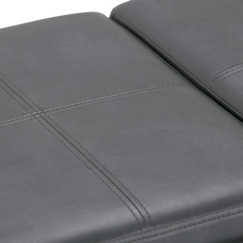 WYNDENHALL Franklin 42-in. Wide Contemporary Rectangular Storage Ottoman