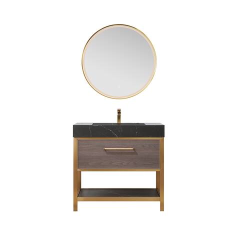 Segovia Bath Vanity with Sintered Stone Top