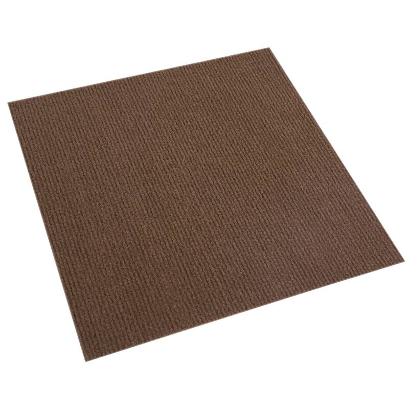 Self Adhesive Carpet Floor Tile Non-slip Floor Mat (12sqft - 12 Tiles)