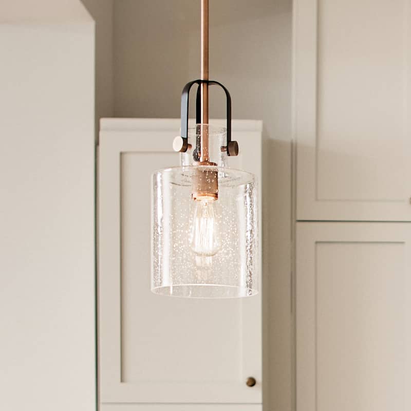 Kichler Lighting Kitner 7-in 1-Light Pendant Antique Copper