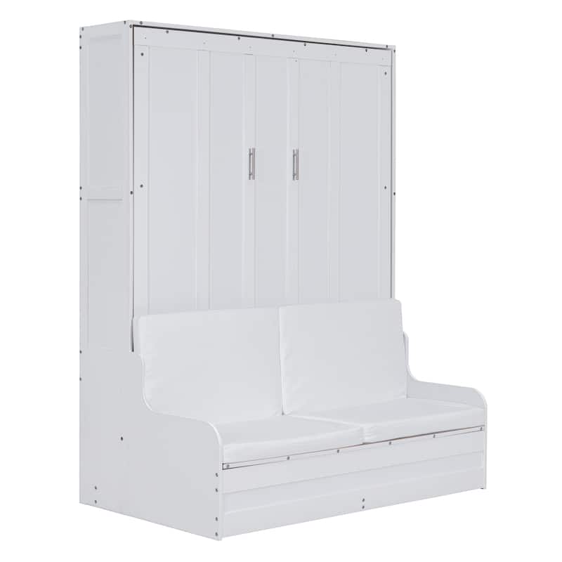 Modern Queen Murphy Bed with Cushion