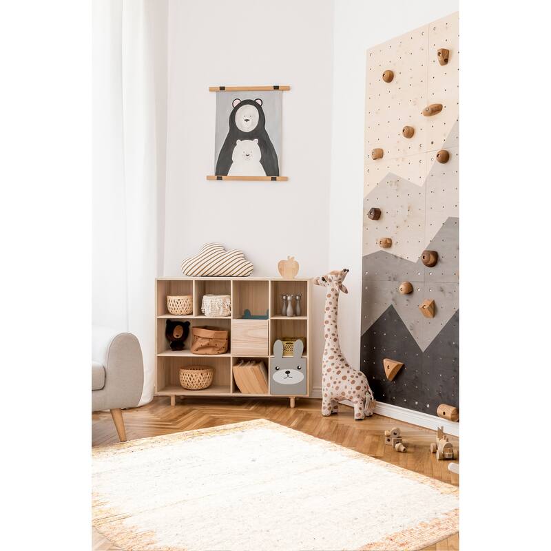 ECARPETGALLERY Hand-knotted Tangier Cream Wool Rug - 5'11 x 7'9