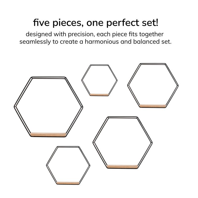 MH London Haverstock Set of 5 Wall Shelf