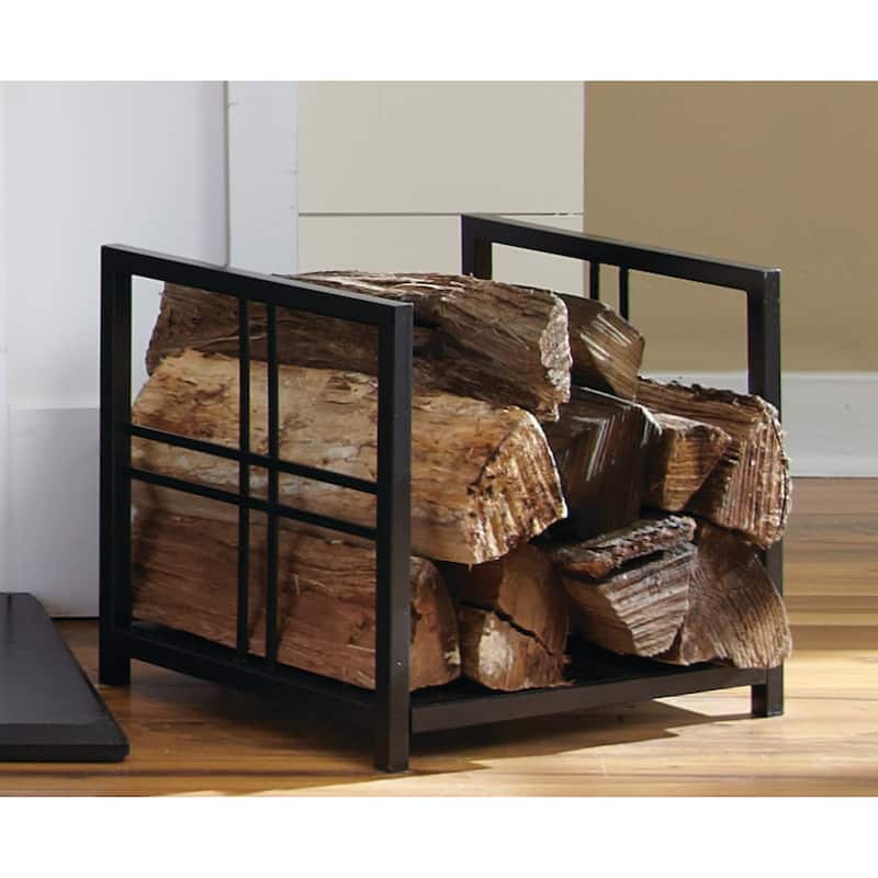 Pleasant Hearth Preston Vintage Iron Steel Log Holder