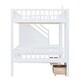 preview thumbnail 11 of 37, Impression & Beautiful Full-Over-Full Bunk Bed with Changeable Table,Elegant Children Bed