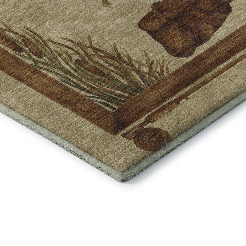 Premium Washable Super Soft Fishing Dreams Mayfield Rug