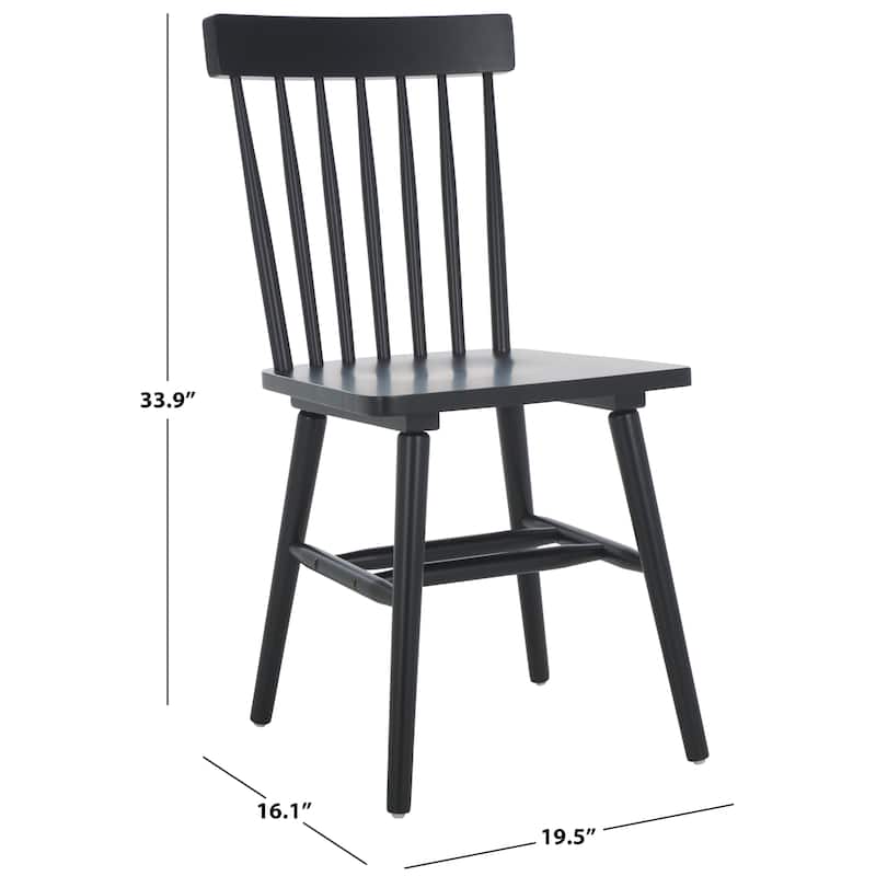 SAFAVIEH HOME Aziel Spindle Dining Chair (Set of 2) - 16"W x 20"D x 34"H