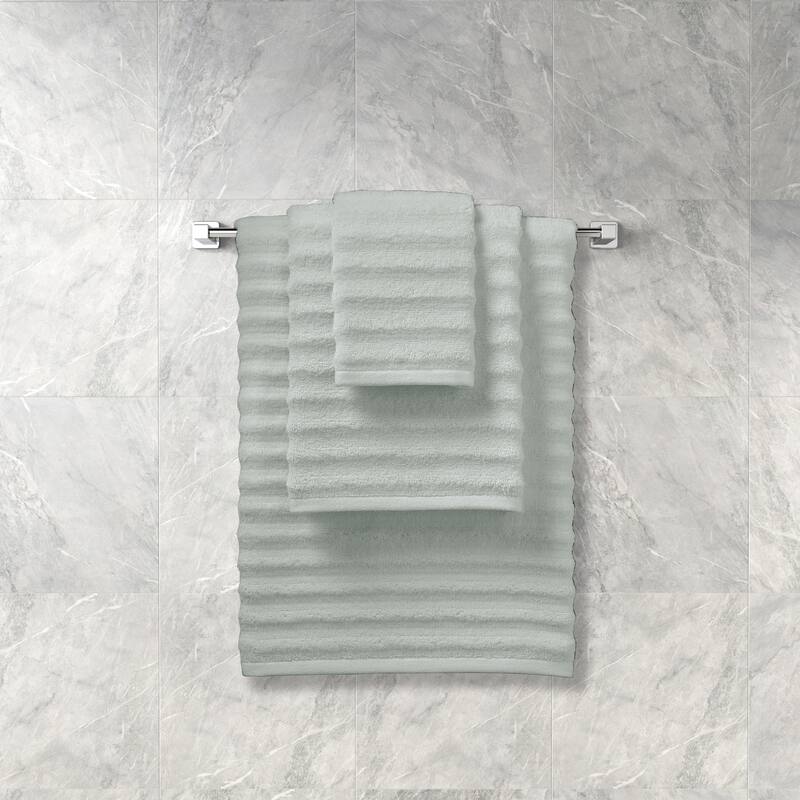 J. Queen New York Cesme 2 Piece Turkish Towel Set - Bath - Spa Blue