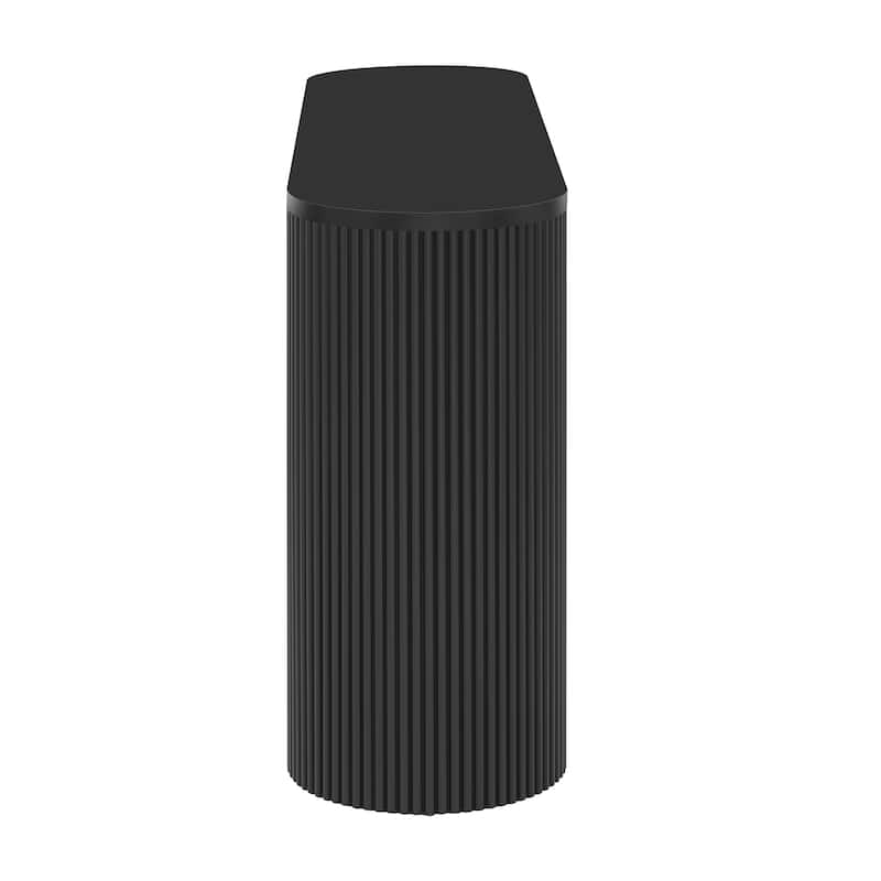 58.2" Entryway Table with Large Top and 2 Drawers, Console Table with Arched Legs, Pine Veneer Sofa Table