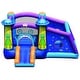 preview thumbnail 2 of 5, Castle Jumping Bouncer with Water Slide and 550W Blower - 11 ft x 8.5 ft x 6 ft (L x W x H)