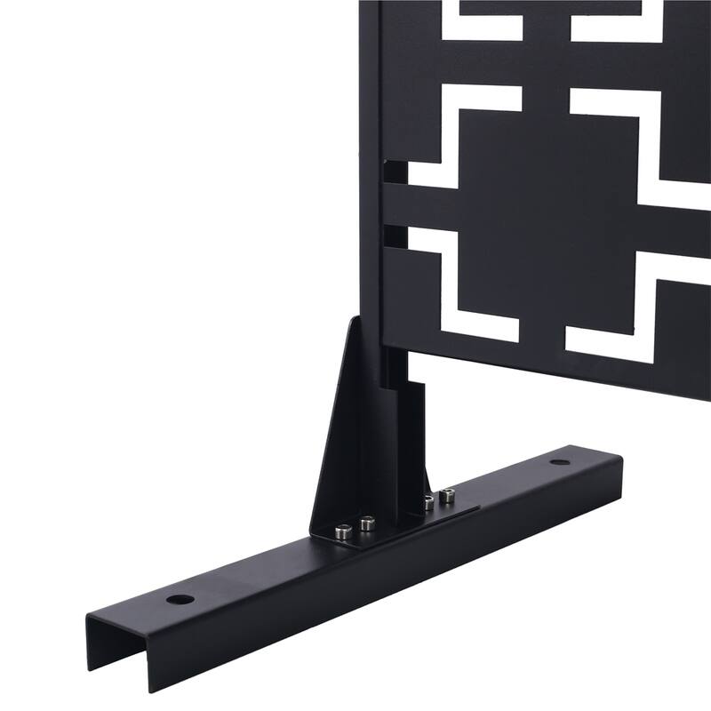 Outdoor & Indoor Freestanding Privacy Screen Privacy Screen 76"H×48"W