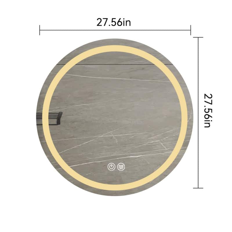Round Bathroom Vanity Mirror