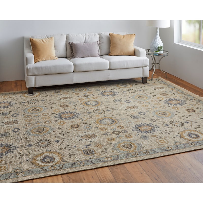 Grand Bazaar Aleska Hand Knotted Oriental Traditional Area Rug