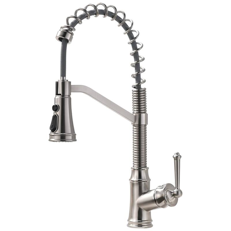 Kitchen Faucet with Pull Down - Silver