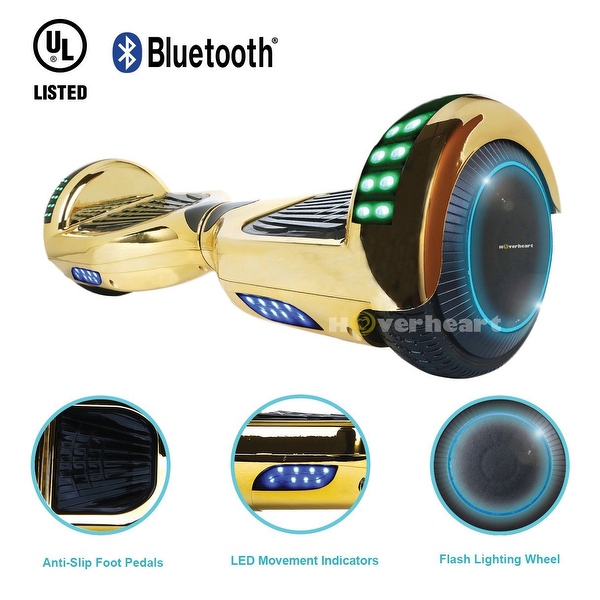 Certified top led 6.5 inch hoverboard two wheel self balancing scooter sales