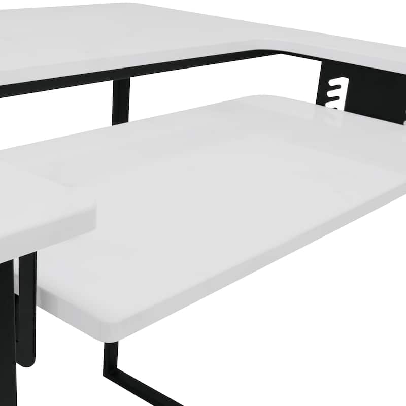 Sew Ready Dart Wood Top Sewing Table with Folding Top