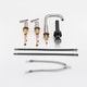 preview thumbnail 8 of 19, YASINU 8 Inch Luxury Widespread Bathroom Sink Faucet with Pop-Up Drain