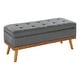 preview thumbnail 127 of 134, Carson Carrington Sastamala Mid-century Storage Bench