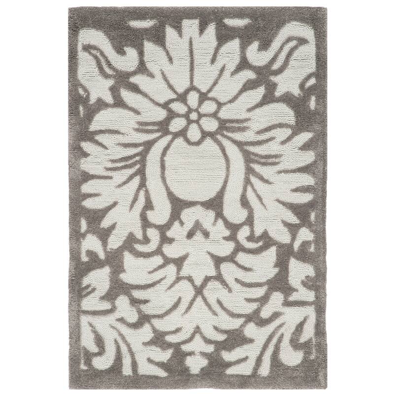 SAFAVIEH Handmade Total Performance Steven Traditional Oriental Rug - 2' x 3' - Stone
