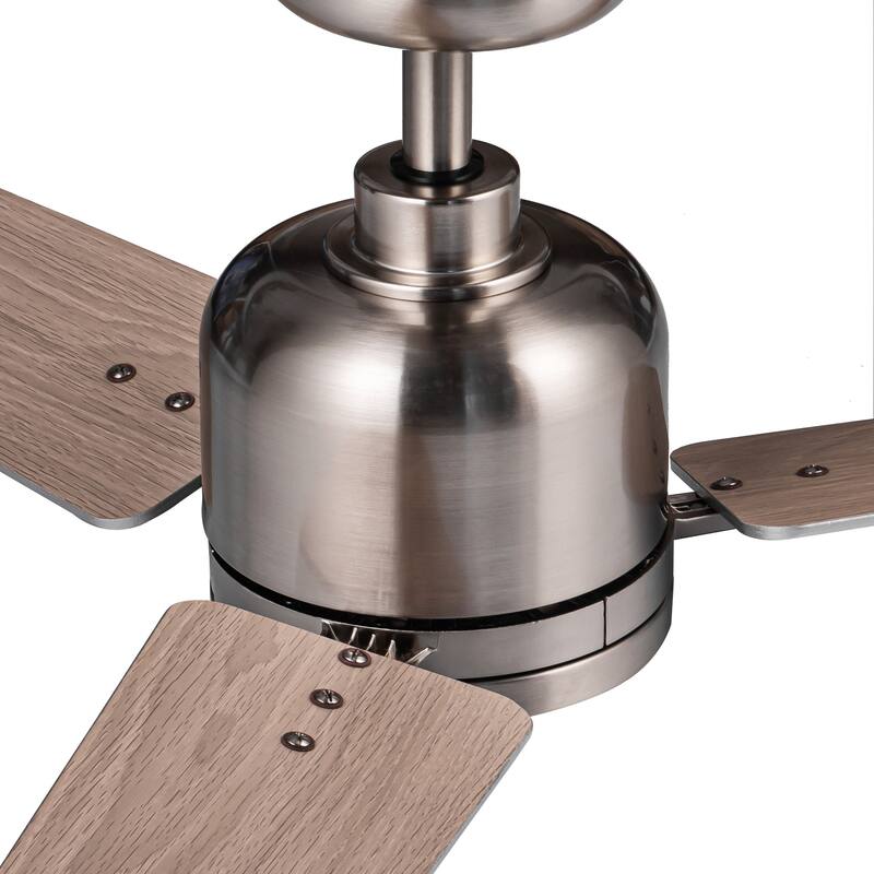 48 Inch Remote Ceiling Fans with Lights and Timer, 6 Speed Reversible Quiet DC Motor