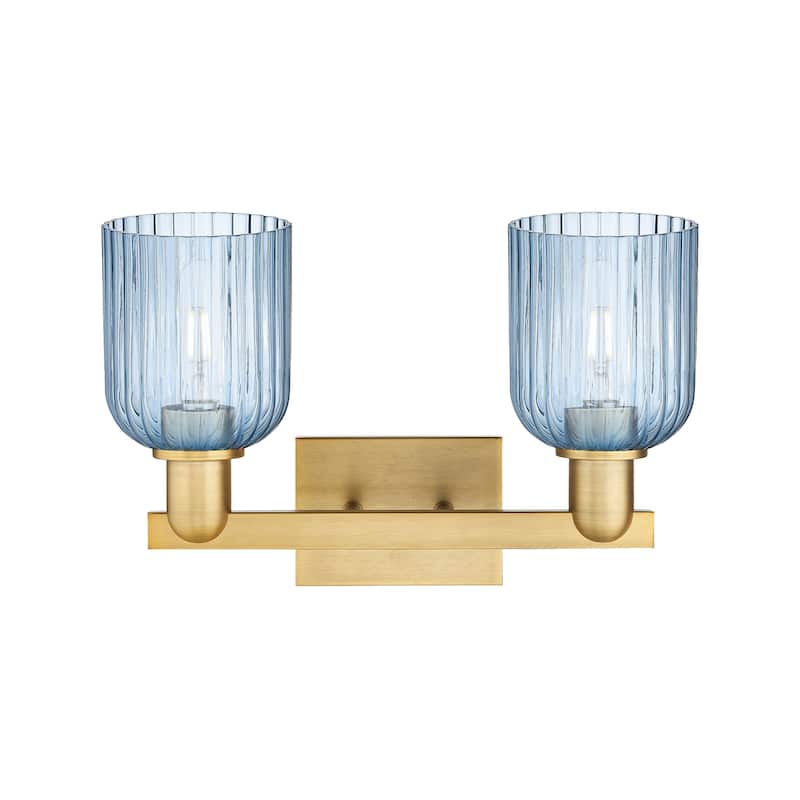 Innovations Lighting Downtown Urban - Bridal Veil - 2 Light 16" Bath Vanity Ligh
