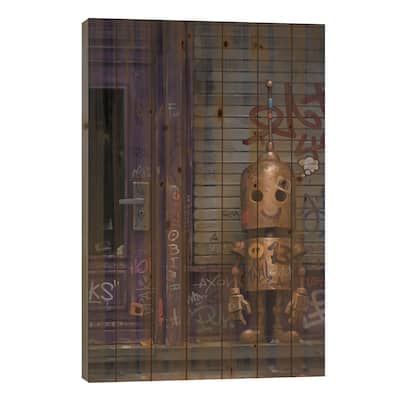 Empathy Print On Wood by Matt Dixon - Multi-Color