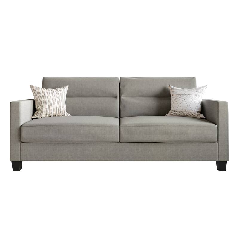 CraftPorch Clean and Minimalist Linen Upholstered 3-Piece Living Room Set