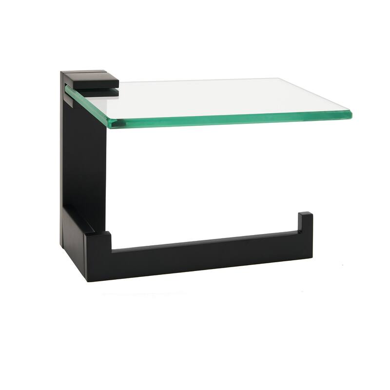 Alno A6465R Linear 6" Wide Solid Metal Euro Modern Right Hand Slide - Matte Black