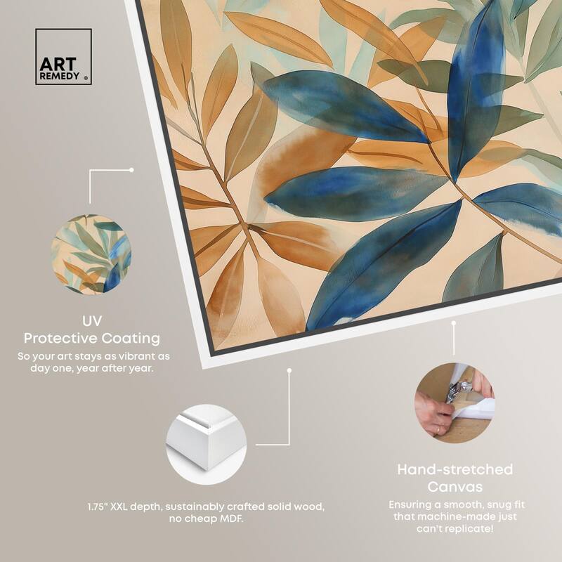 Leaf Labyrinth I Canvas by Art Remedy
