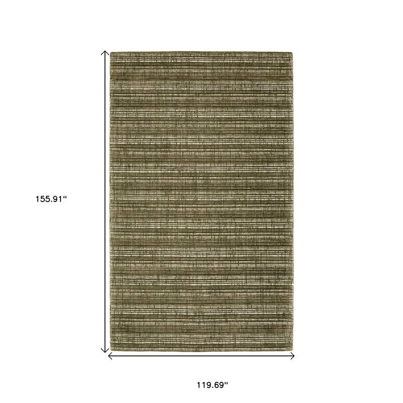 HomeRoots Striped Industrial Rectangle Area Rug