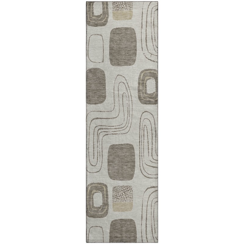 Premium Washable Super Soft Contemporary Elements Mayfield Rug