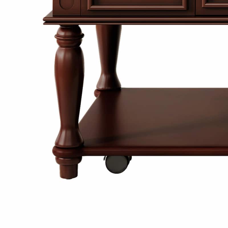 Farmhouse Coffee Table with One Drawer